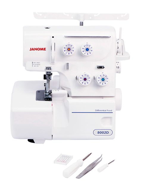 Máquina de Coser 3022 Janome + Overlock 8002D-3