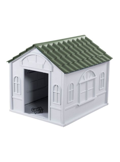 Casa Cool Pets para Perros S Verde-0