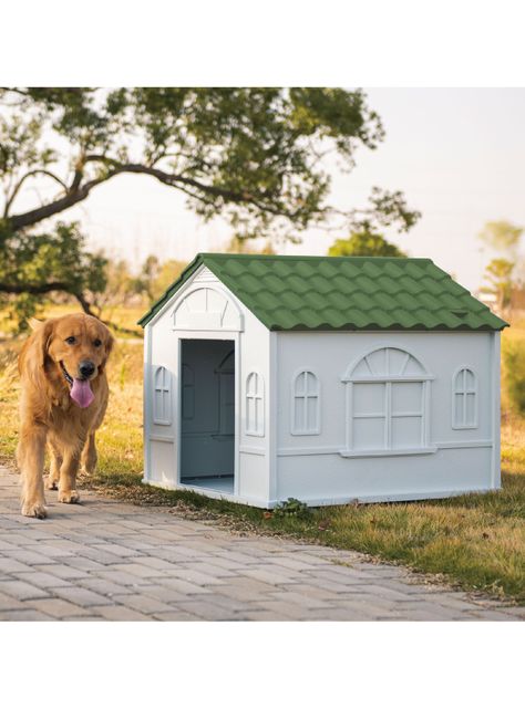 Casa Cool Pets para Perros S Verde-2
