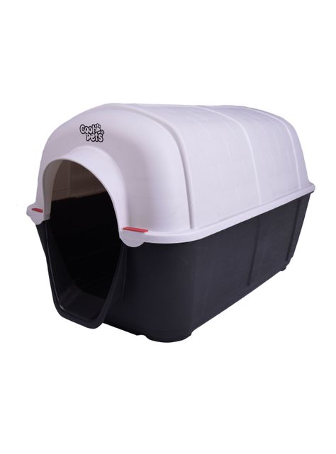 Casa Cool Pets para Perros XL con Ventilación Negra-0