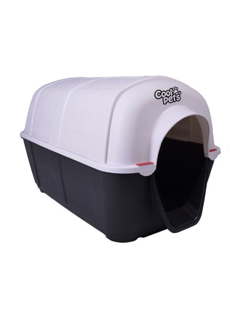 Casa Cool Pets para Perros XL con Ventilación Negra-1