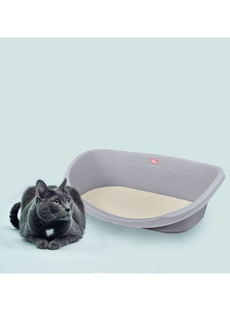 Cama Cool Pets para Gatos con Cojín XL Gris-1