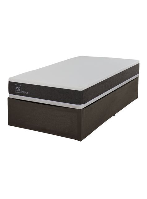 Cama Europea Iron Smart Ortopedic 1.5 Plazas + Faldón-0
