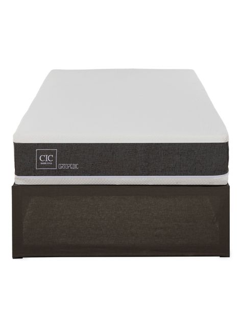 Cama Europea Iron Smart Ortopedic 1.5 Plazas + Faldón-2
