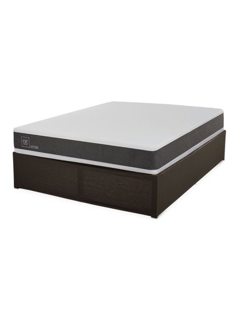 Cama Europea Iron Smart Ortopedic 2 Plazas + Faldón-0