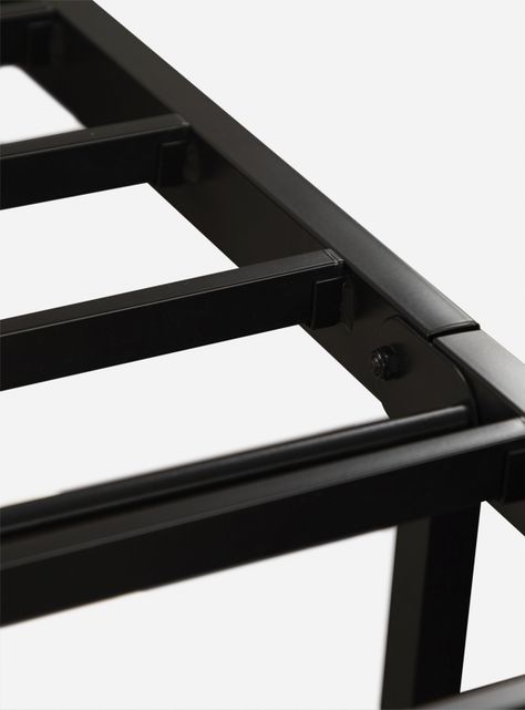 Cama Europea Iron Smart Ortopedic 1.5 Plazas + Respaldo Black + Faldón-4