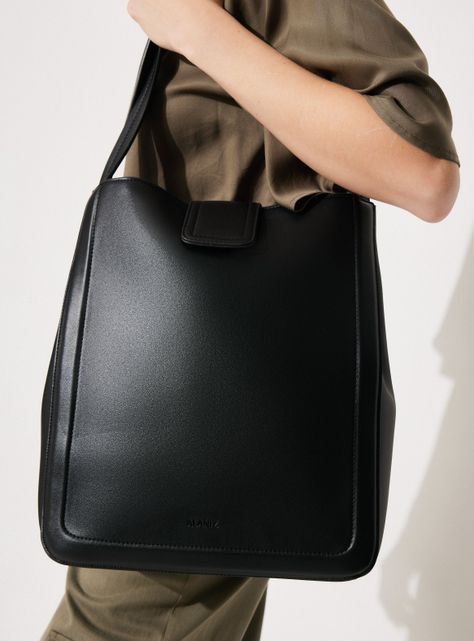 Cartera Totebag Efecto Cuero-1