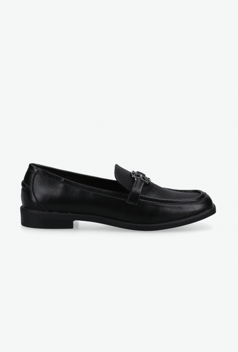 Mocasín Efecto Cuero con Hebilla Mujer-4