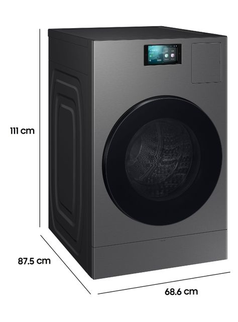 Lavadora-Secadora Carga Frontal 25/15 Kg AI Bespoke WD25DB8995BZZS-1
