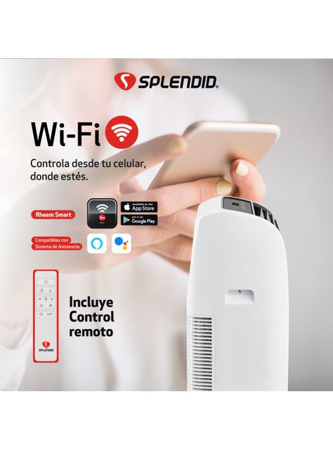 Aire Acondicionado Portátil Frío-Calor WiFi 14000 BTU SPAC-HM14K-W-5