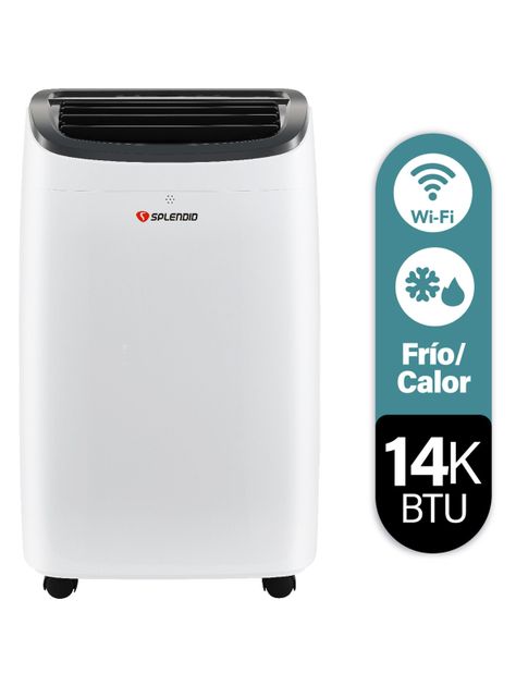 Aire Acondicionado Portátil Frío-Calor WiFi 14000 BTU SPAC-HM14K-W-2