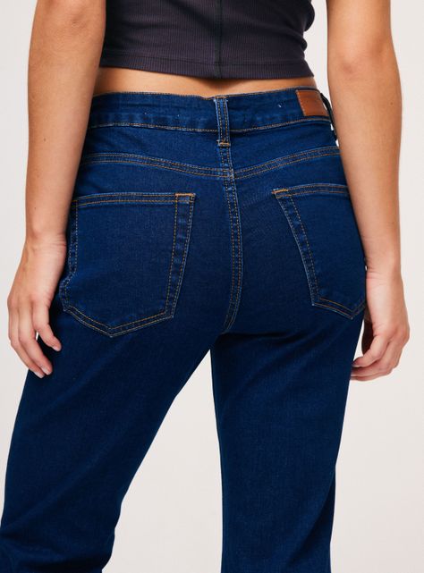 Jeans Flare un Botón-3