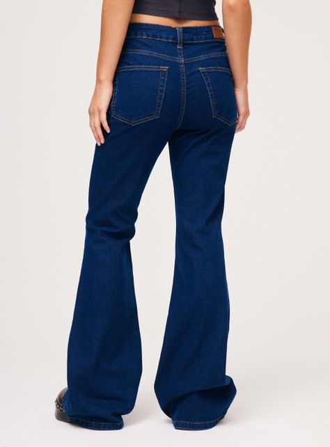 Jeans Flare un Botón-1