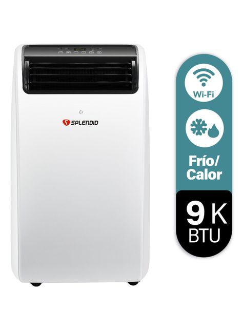 Aire Acondicionado Portátil Frío-Calor WiFi 9000 BTU SPAC-HM09K-W-2