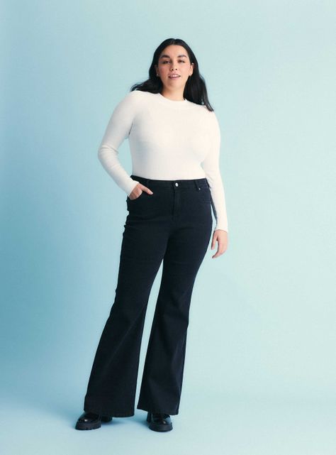 Jeans Wid Leg Clásico Plus-4