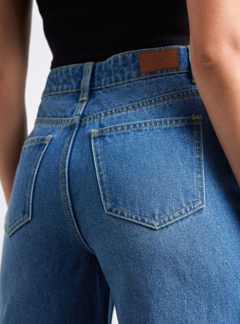 Jeans Wide Leg Roturas Rodilla-3