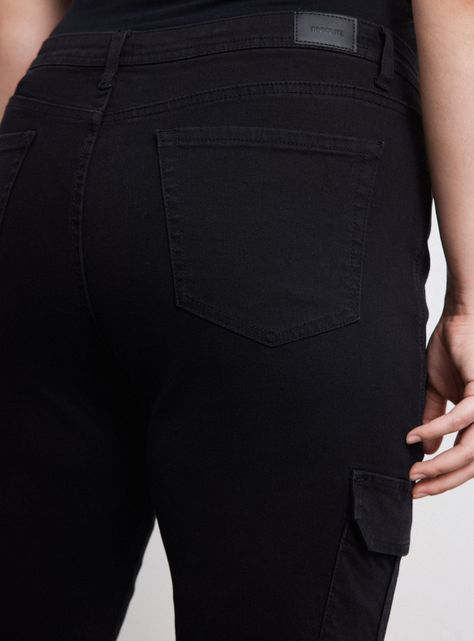 Jeans Skinny Cargo Tiro Medio-7