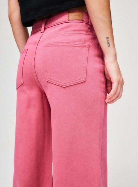 Jeans Wide Leg Color-3