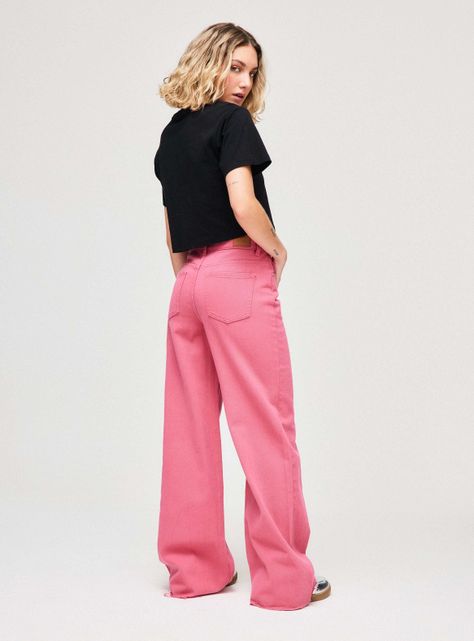 Jeans Wide Leg Color-5