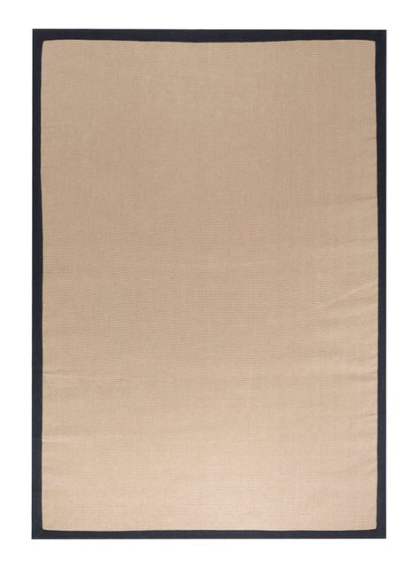 Bajada de Cama Yute Boder 60x120 cm Café Negro-0