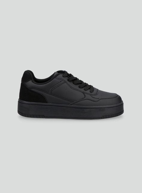 Zapatila Urbana Logo Plataforma Mujer-1