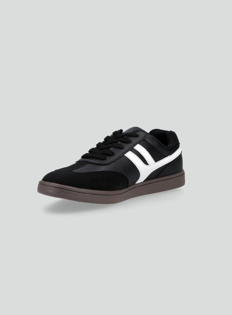 Zapatilla Urbana T Toe Estilo Casual Cordón Hombre-2