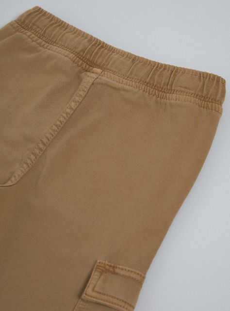 Jeans Knit Denim Color Cargo-4