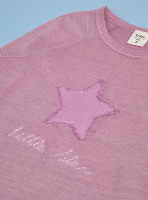 Polera Acid Wash Parche Bordado-2