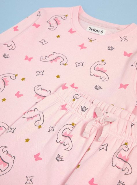 Pijama Estampado Detalles en Glitter-2