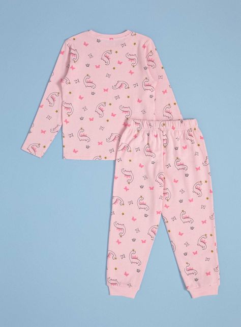 Pijama Estampado Detalles en Glitter-1