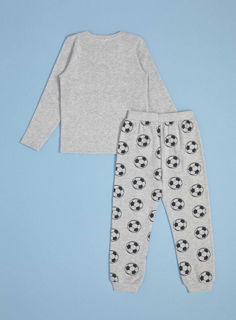 Pijama Franela con Estampado-1