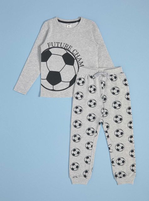 Pijama Franela con Estampado-0