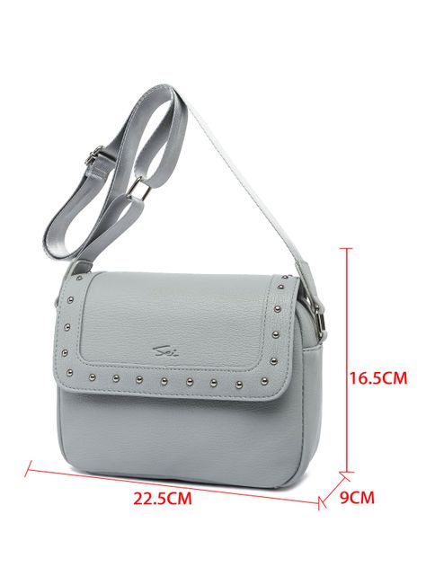 Bandolera Graciela Gris-1