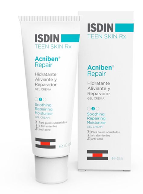 Crema ISDIN Acniben Repair RX Gel Crema Hidratante, Aliviante y Reparador 40 ml ISDIN-0
