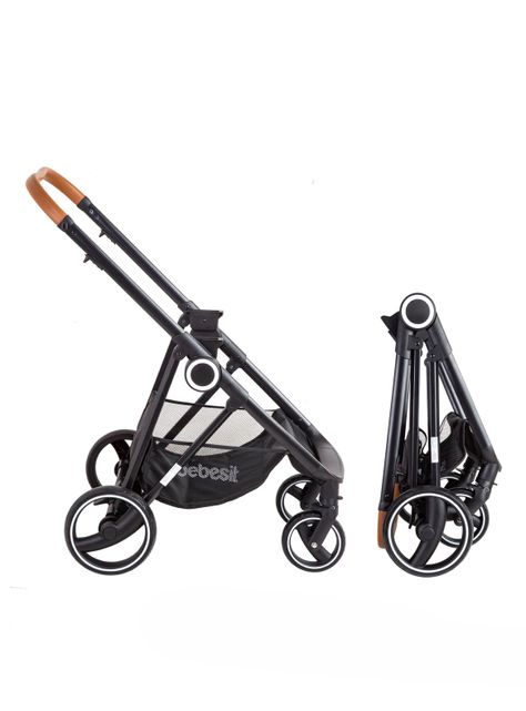 Coche Travel System Cosmos Beige Bebesit-5
