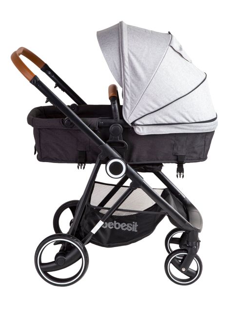 Coche Travel System Cosmos Gris Bebesit-4