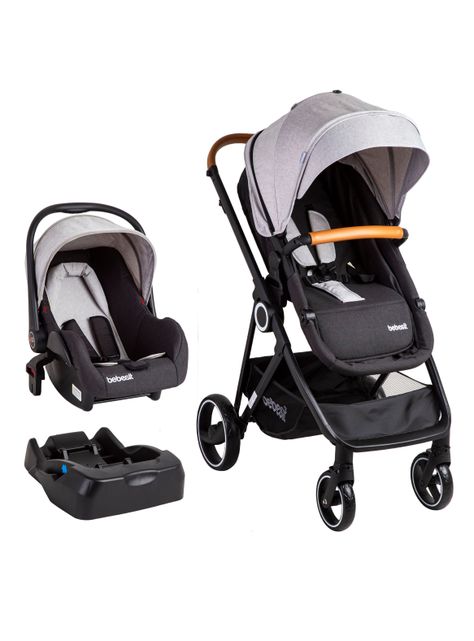 Coche Travel System Cosmos Gris Bebesit-0