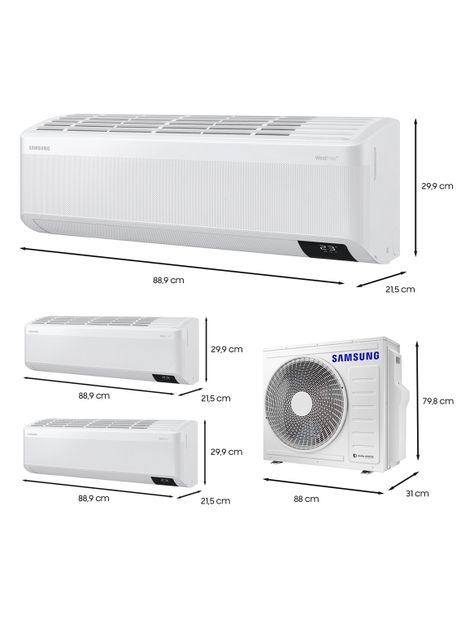 Aire Acondicionado Windfree Multi Split Frío/Calor 3x9.000 BTU-1