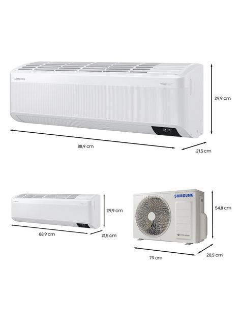 Aire Acondicionado Windfree Multi Split Frío/Calor 1x9.000 + 1x12.000 BTU-1