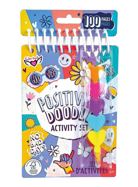 Libro Dibujos y Positividad Crayón Apilable-0