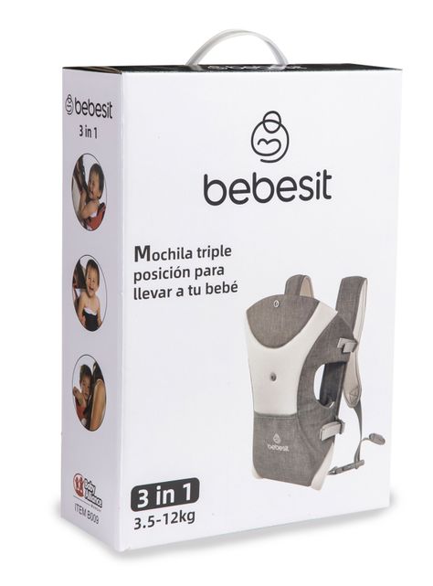 Porta Bebe 3 Posiciones en 1 Khaki Bebesit-2