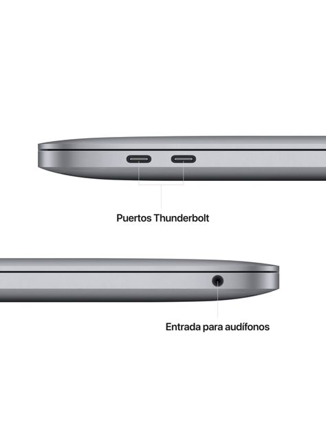 MacBook Pro 13.3" Chip M2 8GB RAM 256GB SSD Color Gris Espacial-4