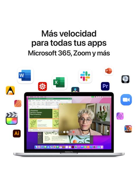 MacBook Pro 13.3" Chip M2 8GB RAM 256GB SSD Color Plata-7