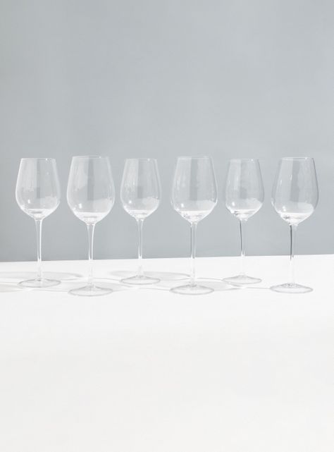 Set 6 Copas Tinto Clear 420 ml-0