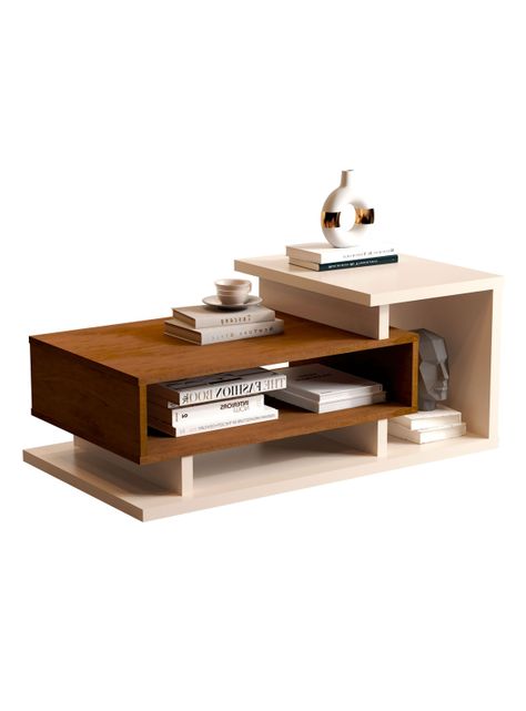 Mesa de Centro Boho Bicolor-2