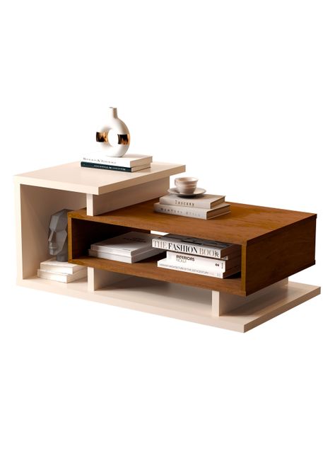 Mesa de Centro Boho Bicolor-0