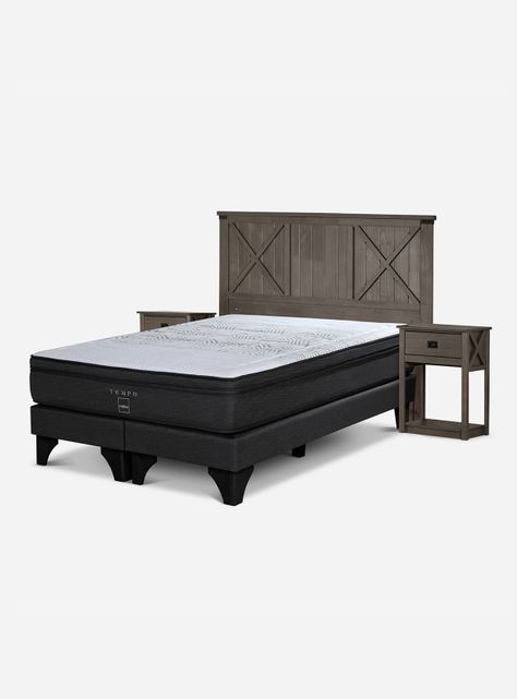 Cama Tempo 2 Plazas Base Dividida Ray-0