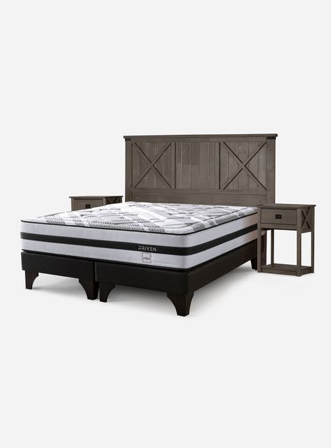 Cama Driven 2 Plazas Base Dividida Ray-0