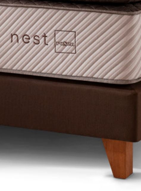 Cama Europea Nest 2 Plazas Base Dividida + Set de Muebles Ray-5