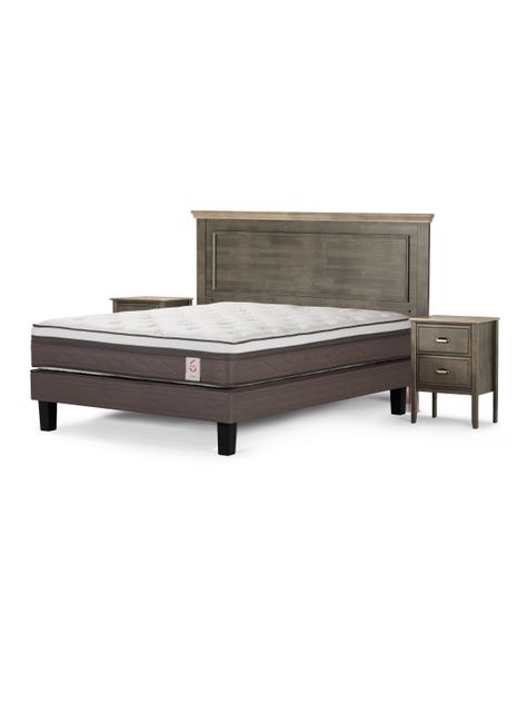 Cama Europea New Style 6 2 Plazas + Set de Muebles Anna-0